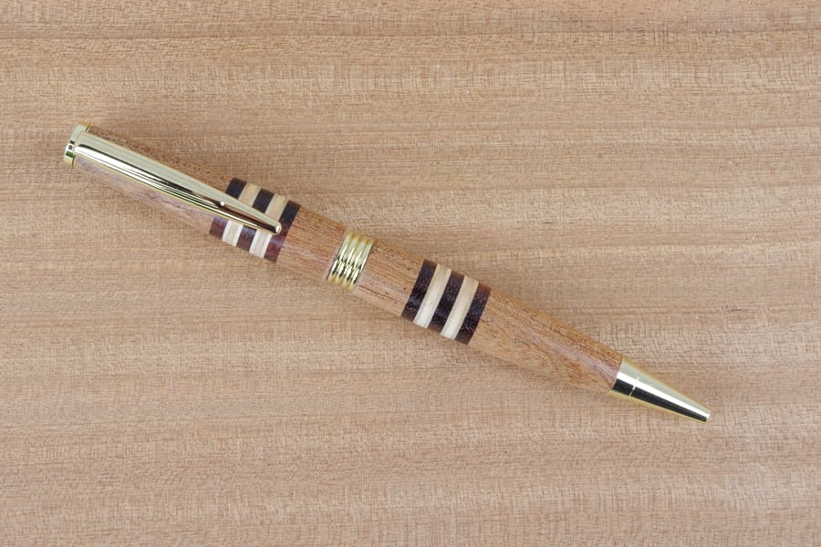 Hand Turned Wooden Pen (Free UK Delivery)