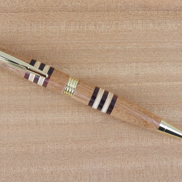 Hand Turned Wooden Pen (Free UK Delivery)