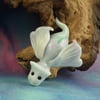 Tiny Elemental Ice Dragon 'Drella' OOAK Sculpt by artist Ann Galvin
