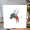 Ruby tailed wasp 'Chrysis ignita' Greeting card