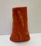 "Fire" inspired felted vase. - Image 1