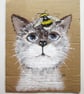 Original. Kitten and Bumblebee  - Image 3