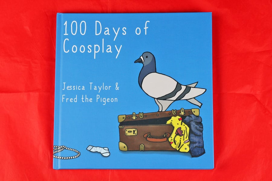 Fred the Pigeon 100 Days of Coosplay Signed Hardback Illustration Book 