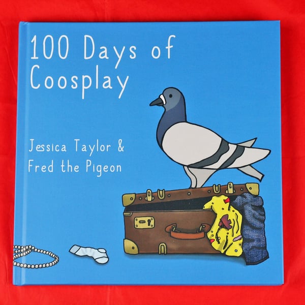 Fred the Pigeon 100 Days of Coosplay Signed Hardback Illustration Book 