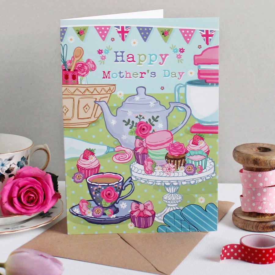 Happy Mother's Day - Large, A5 sized Mother's Day Card