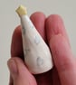 Little pottery Christmas tree with flowers - handmade ceramic cake topper.  - Image 5
