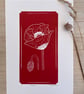 Poppy Lino Print
