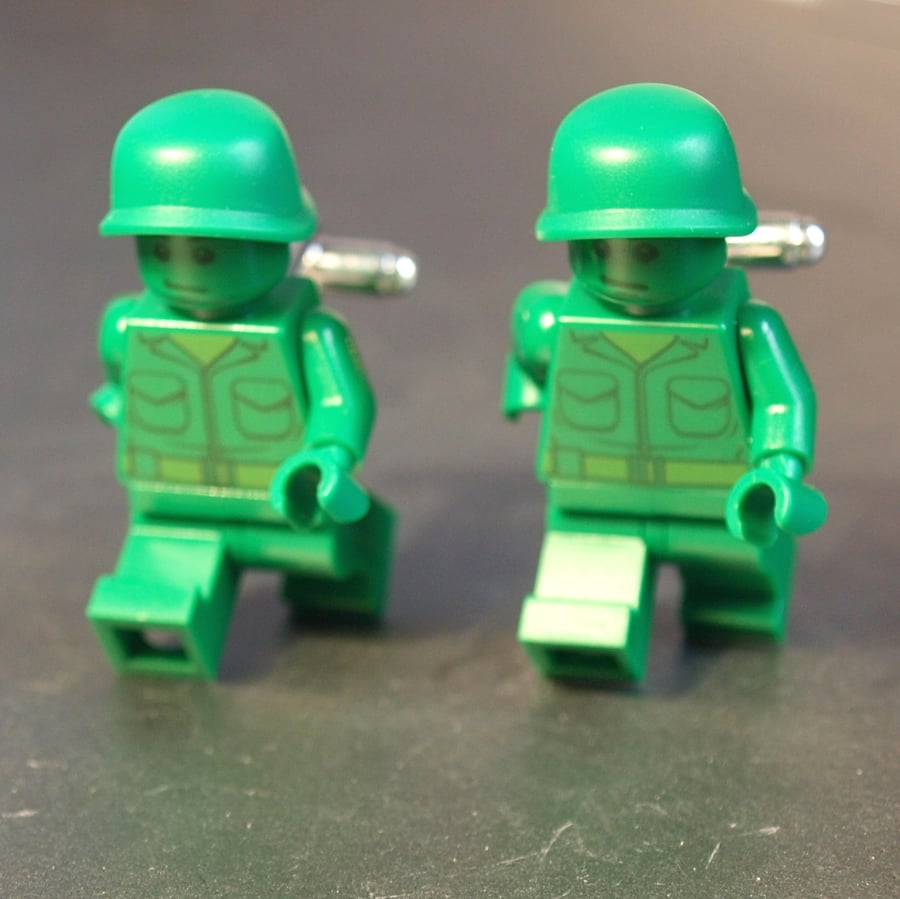 Lego green army man sale