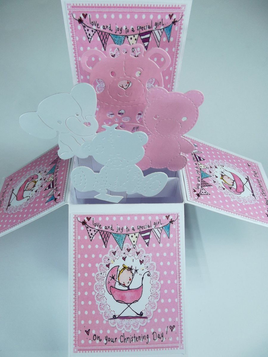 Girls Christening Card