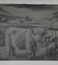 Highland Cow Slate Serving Platter, 30x20cm Engraved Scottish Serving Board, Rus - Image 1
