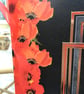Dramatic black and red poppy birthday card - Image 5