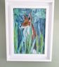 Original Painting of Fox framed painting  - Image 10