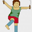 Skipping The Calories PDF cross stitch chart