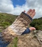 Hand knitted fingerless gloves LOCH SIDE  - Image 6