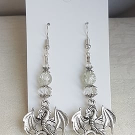 Elemental Dragon Earrings - Air - Aeris Draco