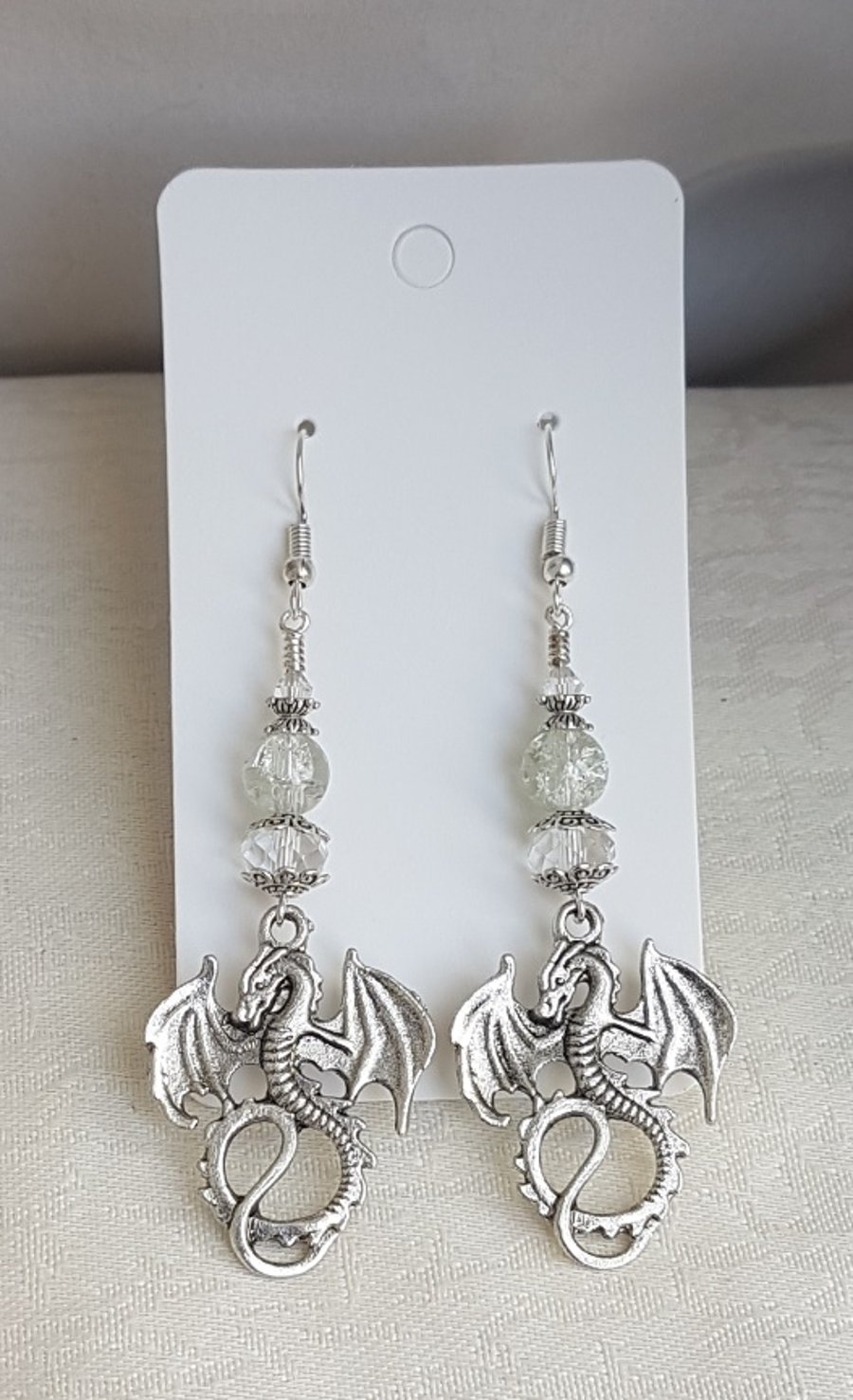 Elemental Dragon Earrings - Air - Aeris Draco