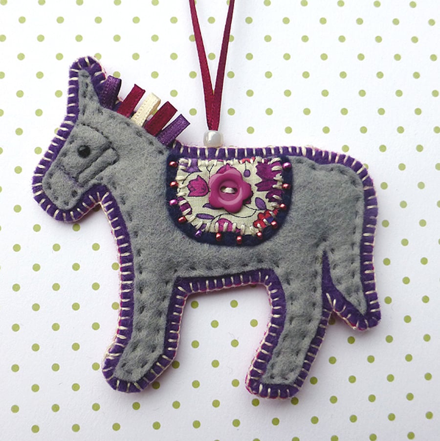 Christmas Horse Decoration