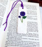 Handcrafted Purple Poppy Bookmark - Image 2