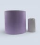 Large Statement 19cm Soft Lilac Purple Round Plant Pot - Image 3
