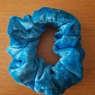 Velvet Hair Scrunchie - turquoise