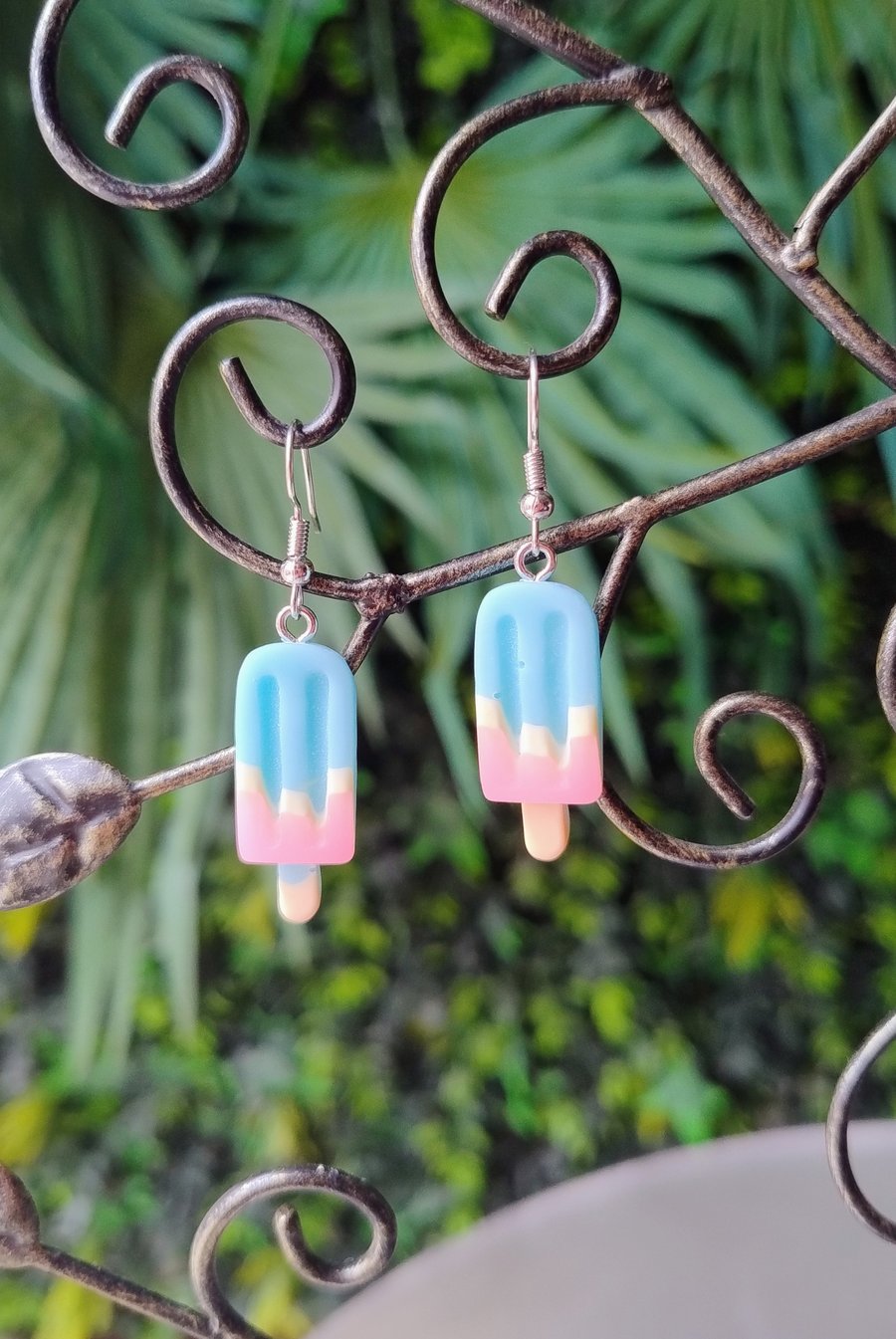 Ice Lolly earrings. 
