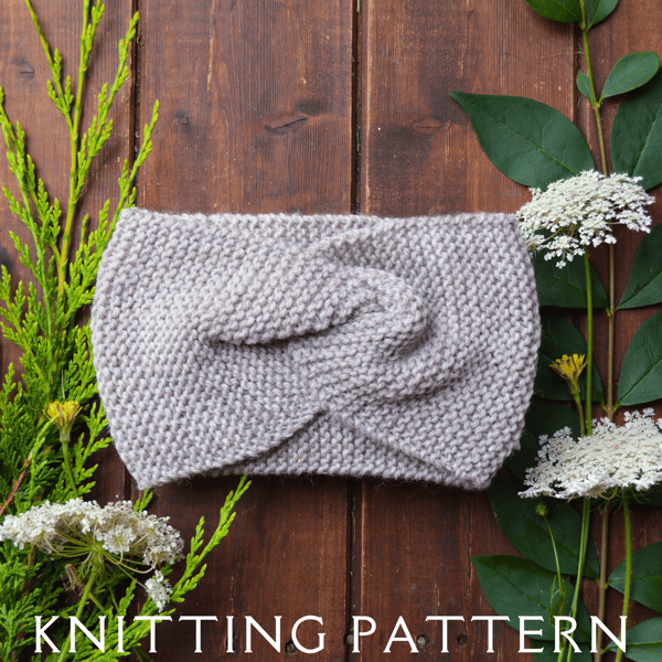 The Lottie Headband Knitting Pattern PDF Version By Email
