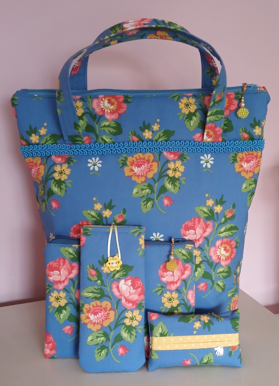 Spring flowers handbag set 129CF