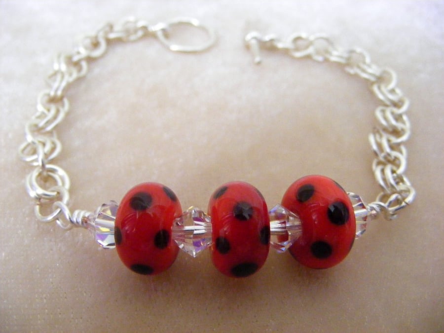 Swarovski ladybird bracelet discount