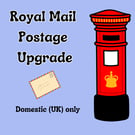Postage upgrade for cards - UK only