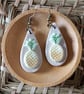 Florida pineapple earrings 