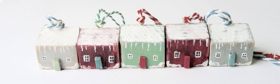 Festive Wooden Houses