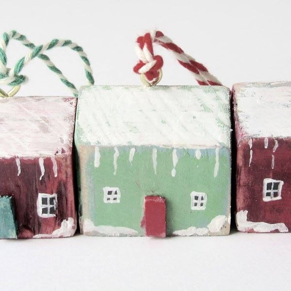 Festive Wooden Houses
