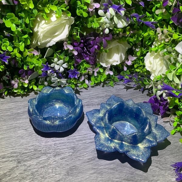 lotus candle holder set