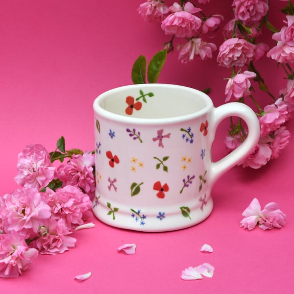 Wild Flowers Country Mug - seconds sunday