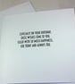 Handmade birthday card - thoughtful bear - Image 3