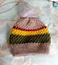 Bright crochet hat with pompom - Image 2