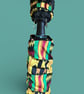 African Lady Inspired Decorative Bottle