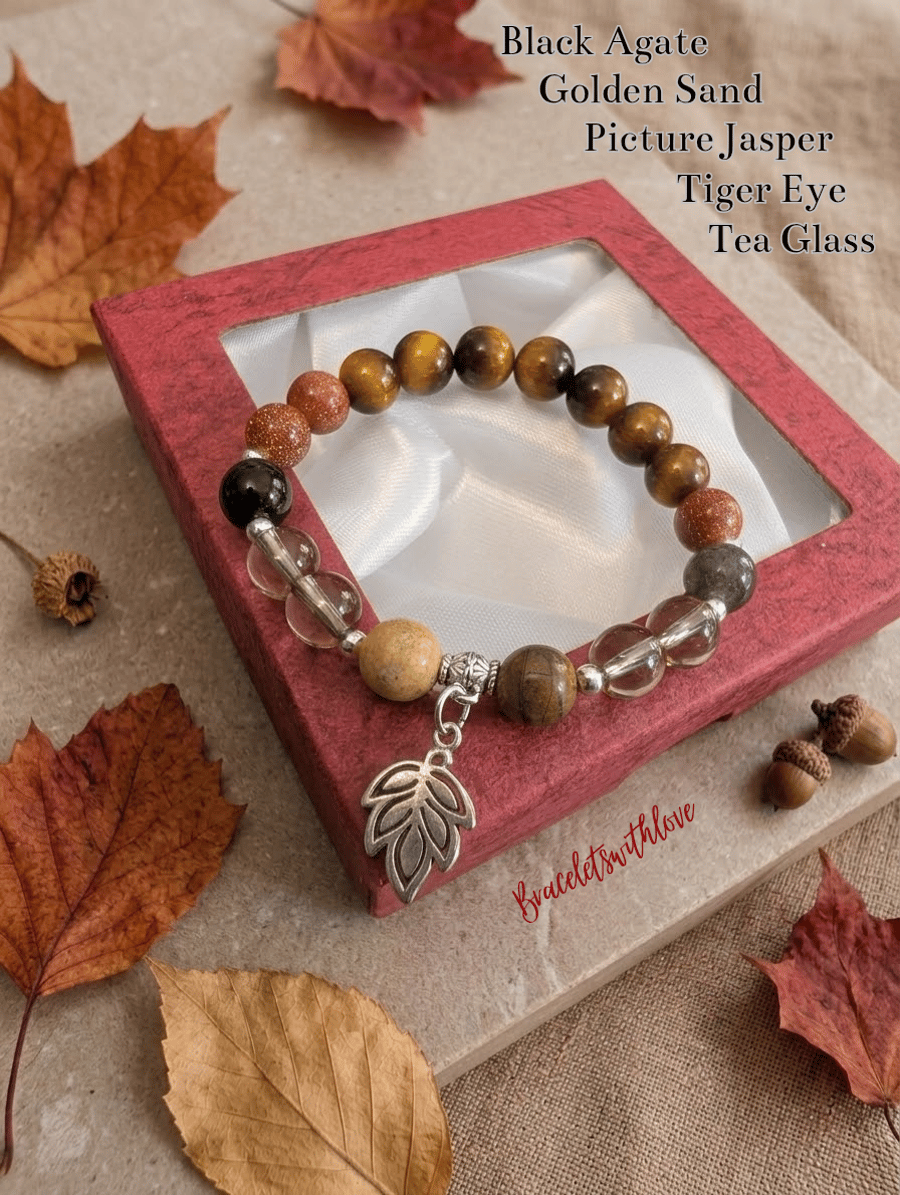 Embrace Nature's Balance: The Earth & Sky Bracelet 