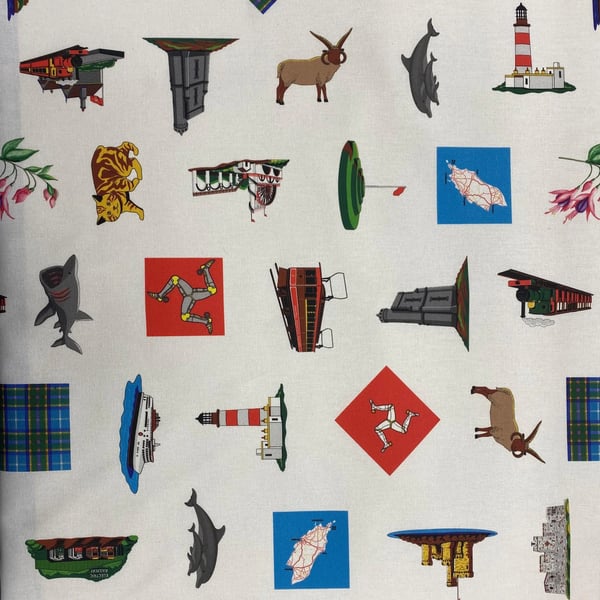Manx Multi Image fabric
