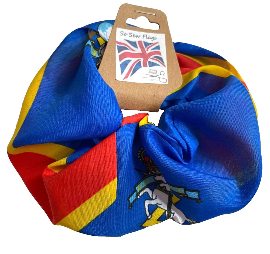 Royal Electrical Mechanical Engineers Flag Hair Scrunchie Scrunchies Band