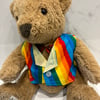 Large Size Rainbow Teddy Waistcoat 