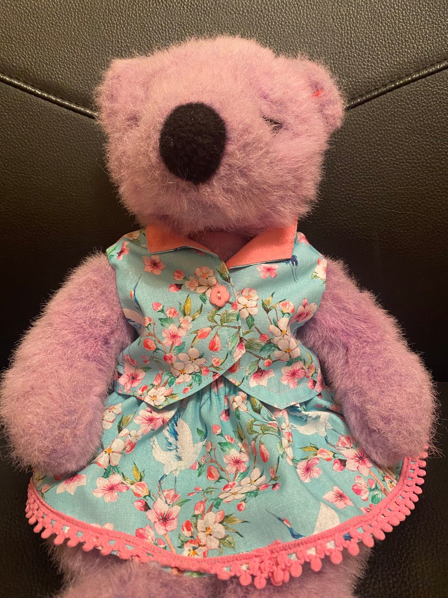 Turquoise Blossom Teddy Outfit