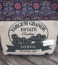 Eco Tote Bag - Handmade from Upcycled Materials - Black Pattern - Image 4