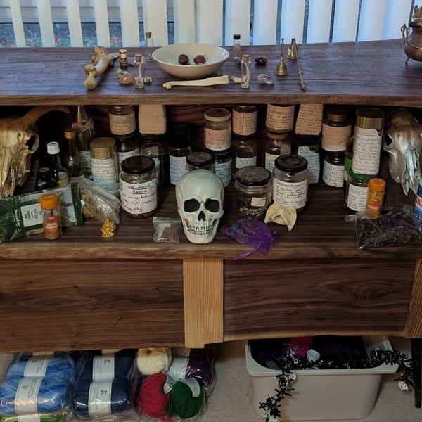 American black walnut cabinet