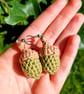 Acorn Earrings, Acorn and oak themed jewellery, Autumn jewellery, Nature gift - Image 1
