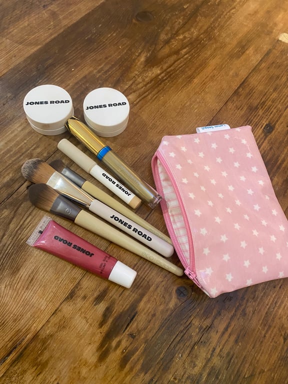 Oil Cloth Make Up Bag (762)