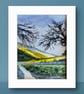 "Winter sunshine "  original mixed media landscape painting  - Image 2