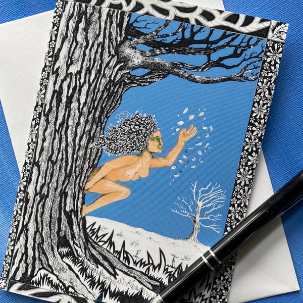 Winter Dryad card