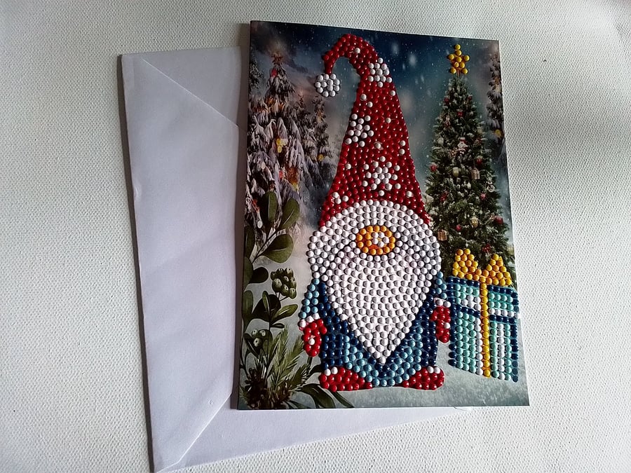Christmas card. Gonk. Christmas. Ref 466