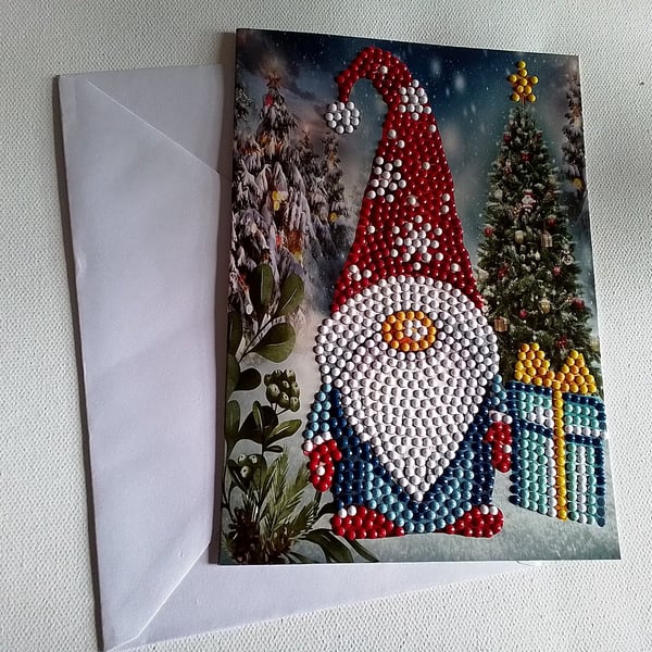 Christmas card. Gonk. Christmas. Ref 466